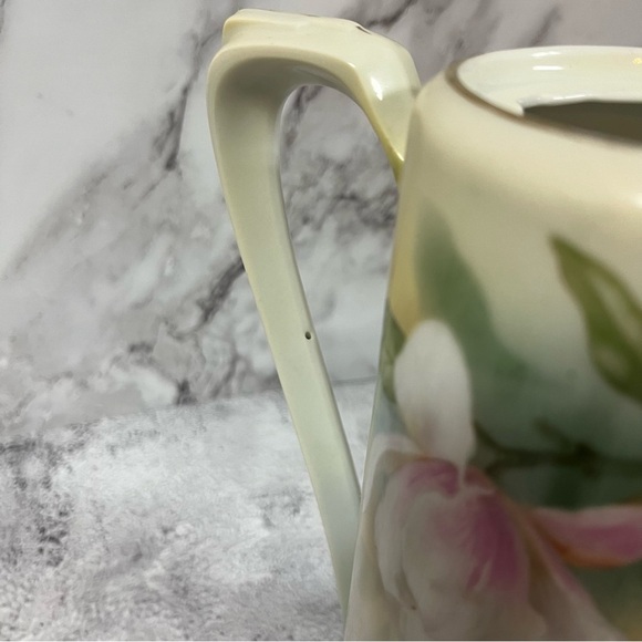 Beautiful Vintage RS Germany Large Porcelain Chocolate Pot Pitcher - Picture 8 of 16